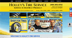 Desktop Screenshot of holleystireservice.com